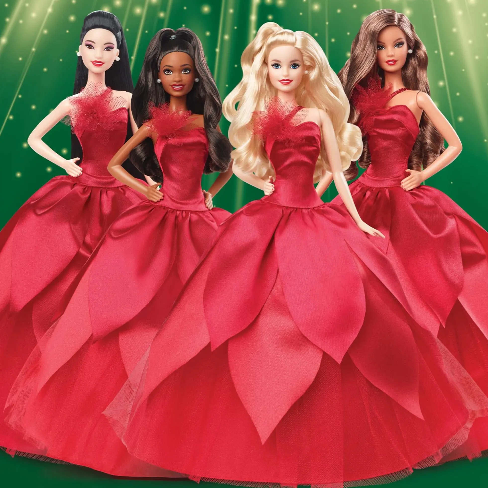 2022 Holiday Barbie, Black Hair