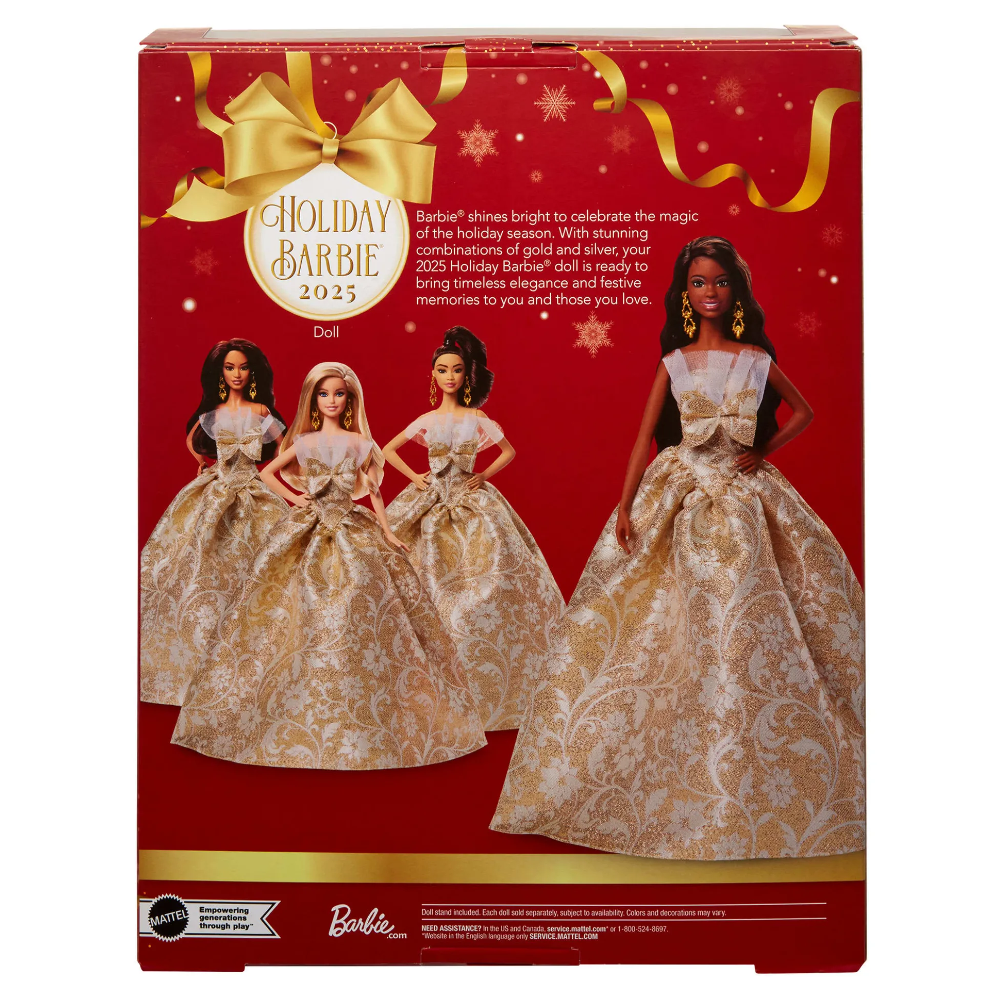 2025 Holiday Barbie Doll 4