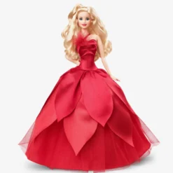 2022 Holiday Barbie Doll, Blonde Hair
