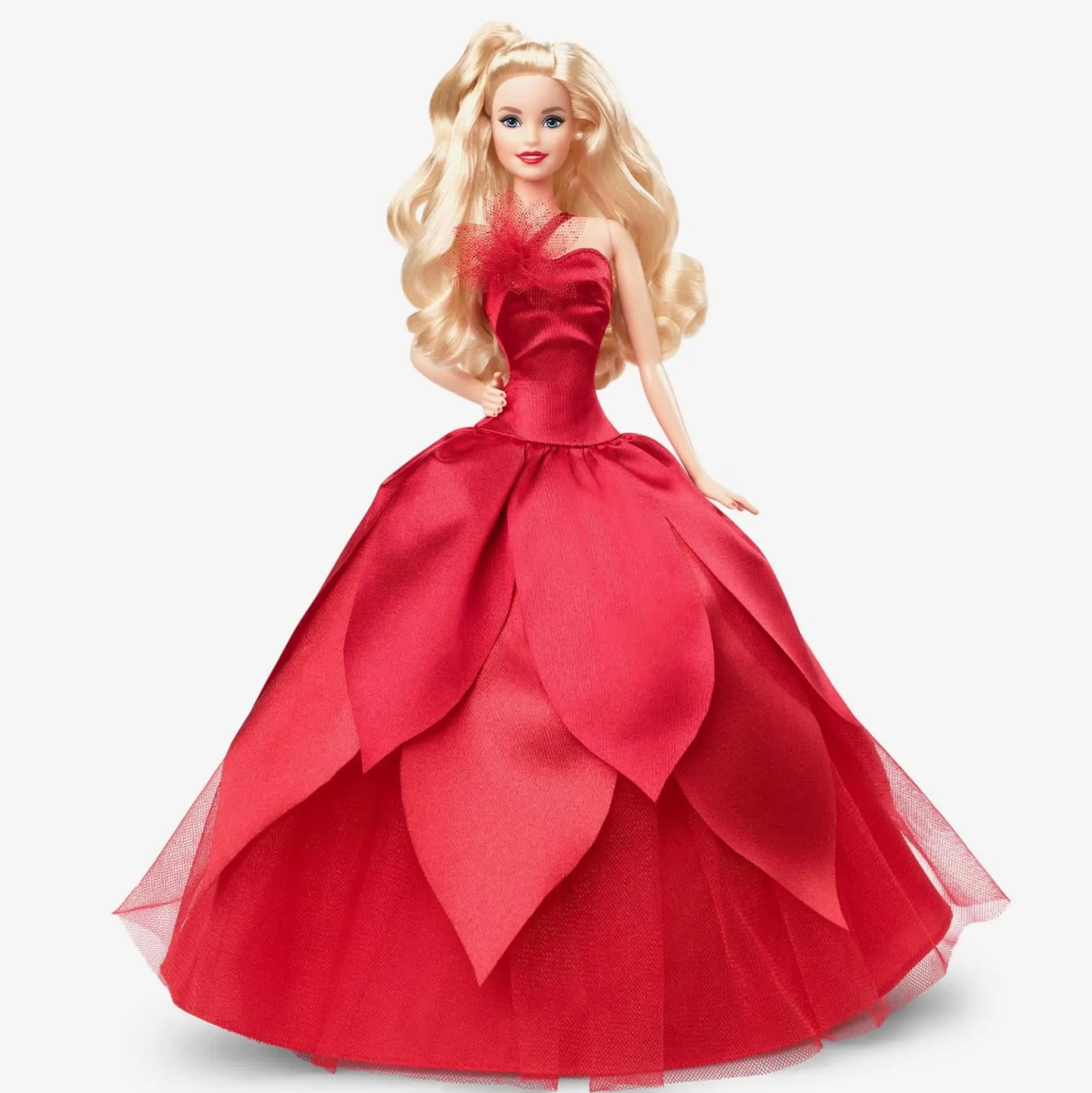 2022 Holiday Barbie Doll, Blonde Hair