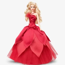 2022 Holiday Barbie Doll, Blonde Hair