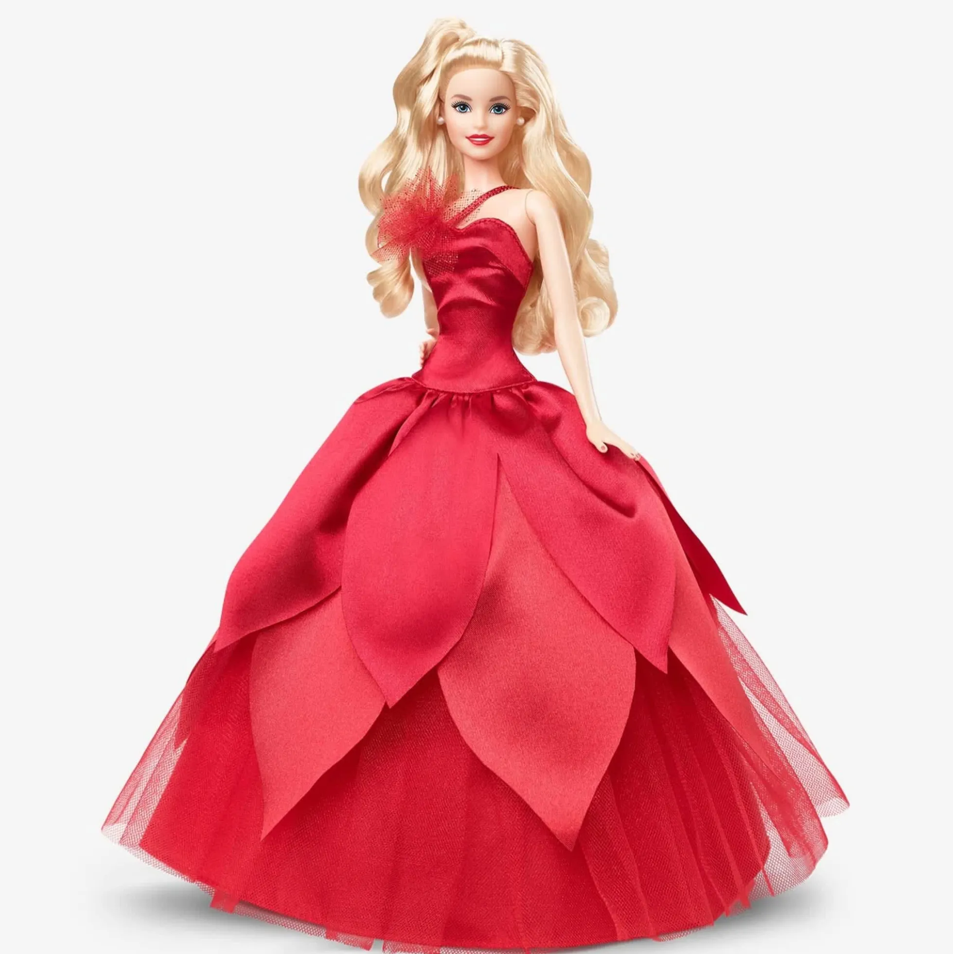 2022 Holiday Barbie Doll, Blonde Hair