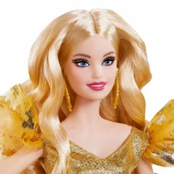 2020 Holiday Barbie Doll, Blonde Long Hair