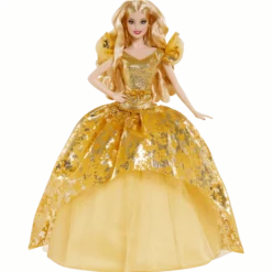 2020 Holiday Barbie Doll, Blonde Long Hair