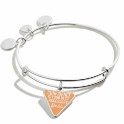 Alex and Ani Barbie "Confidence Is Your Best Accessory" Charm Bangle