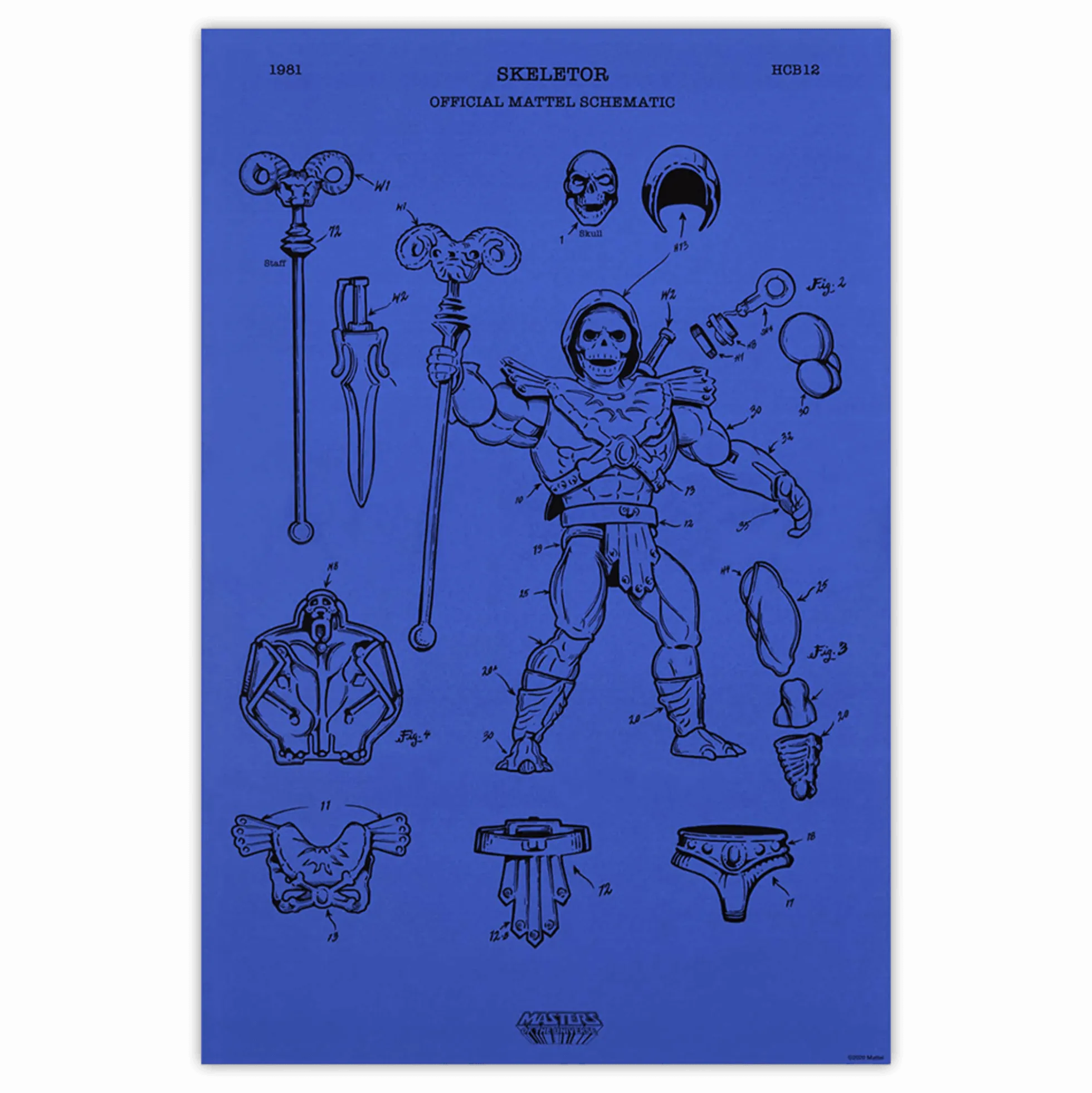 Art of Engineering Skeletor Print