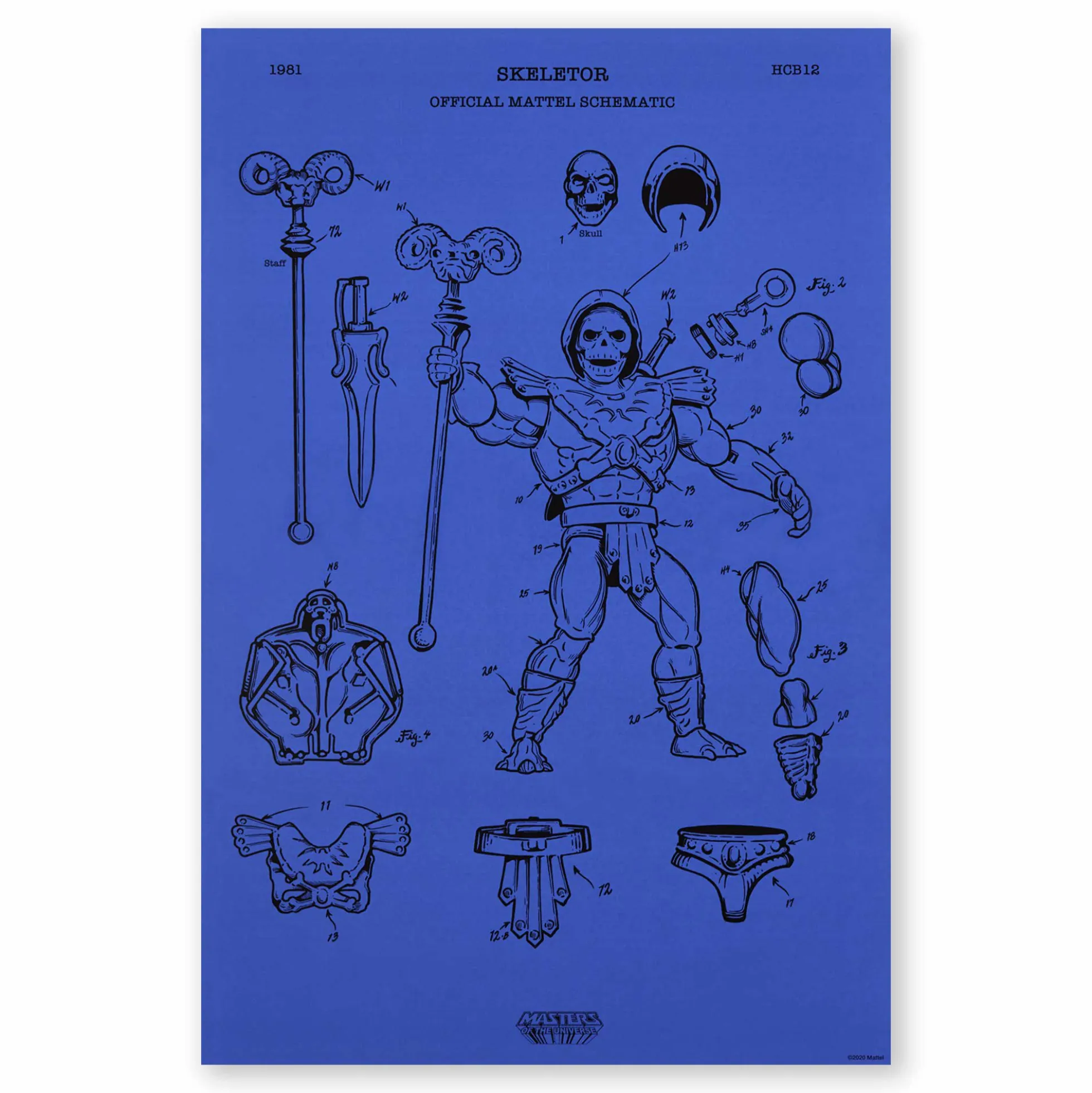 Art of Engineering Skeletor Print