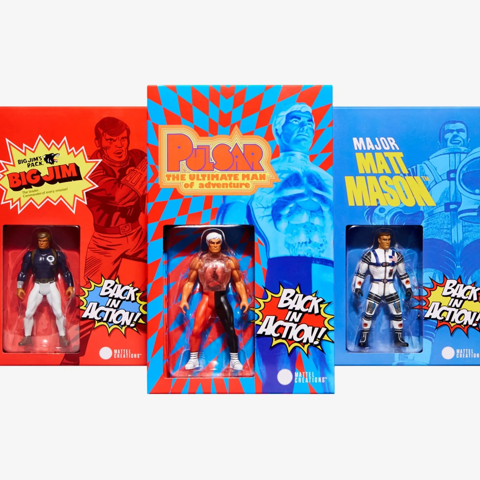 Back in Action! Major Matt Mason Big Jim & Pulsar Figures