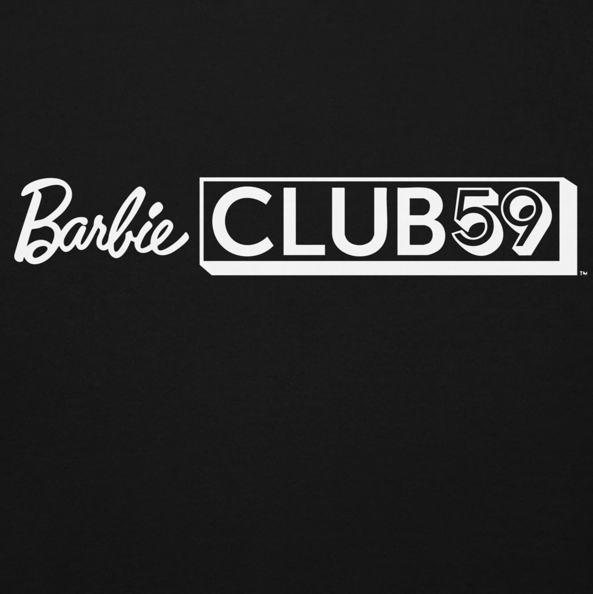 Barbie 2025 Club 59 Black Hoodie