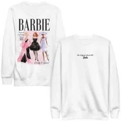 Barbie Artist Series Robert Best White Embroidered Sweatshirt