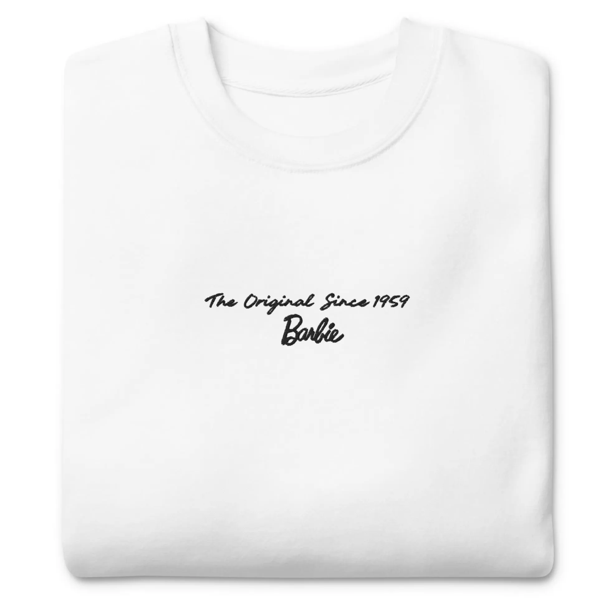 Barbie Artist Series Robert Best White Embroidered Sweatshirt