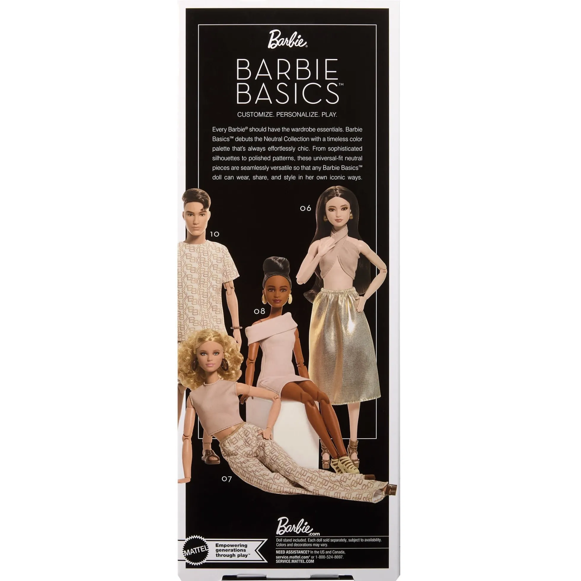 Barbie Basics 2026 Neutrals Series, Model 08