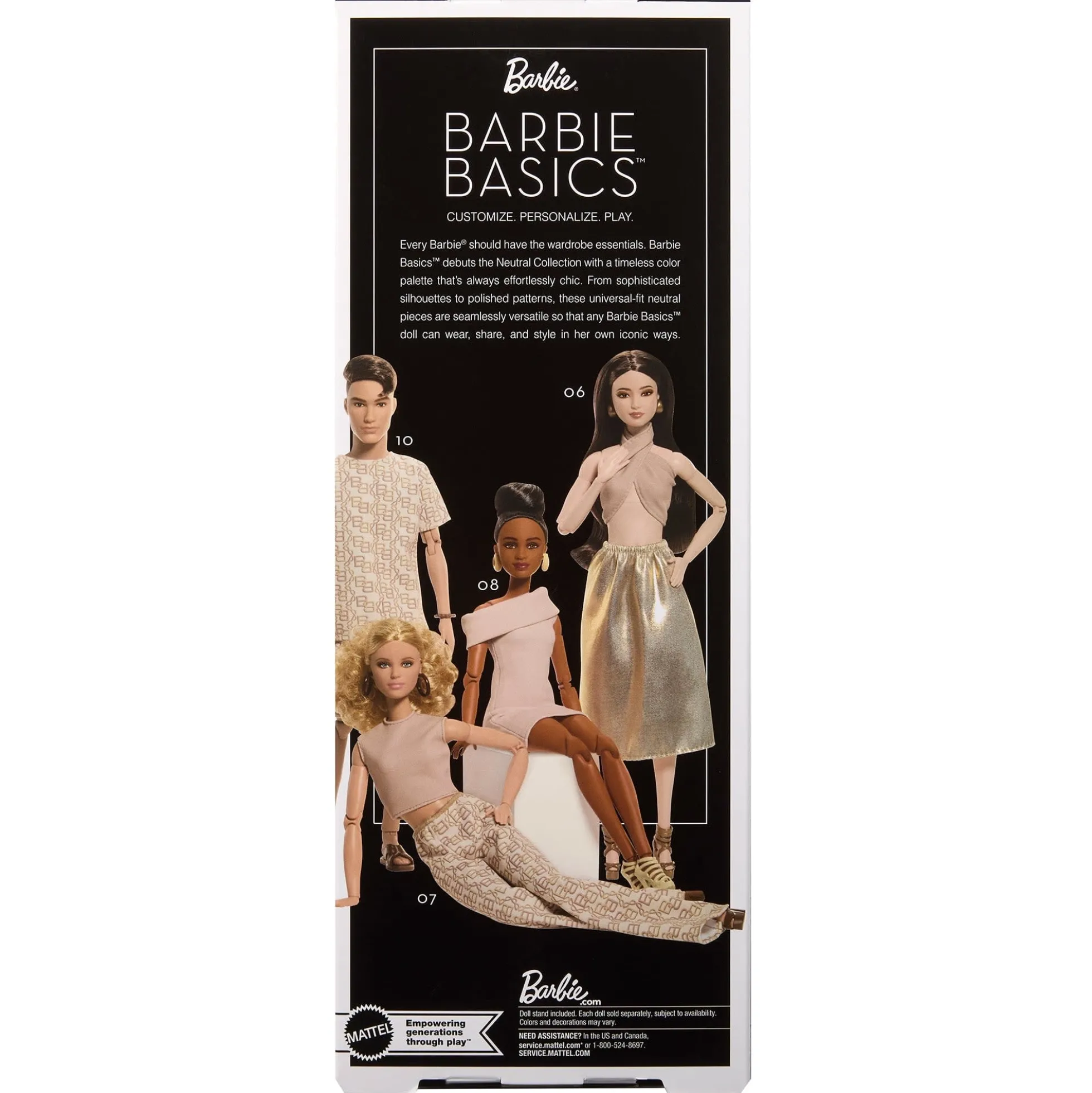 Barbie Basics 2026 Neutrals Series, Model 09