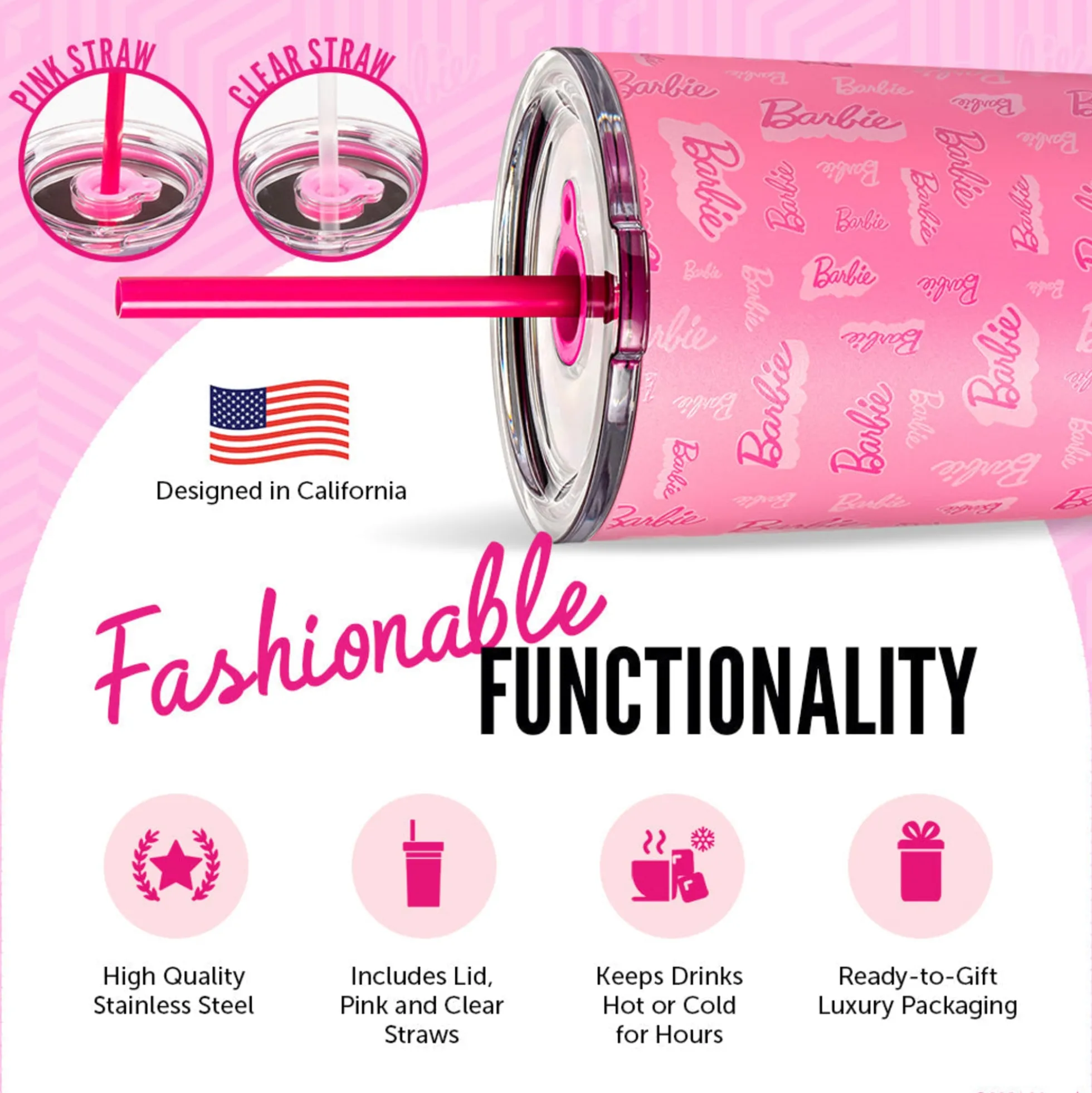 Barbie™ Best Day Ever Tumbler - 24 Oz