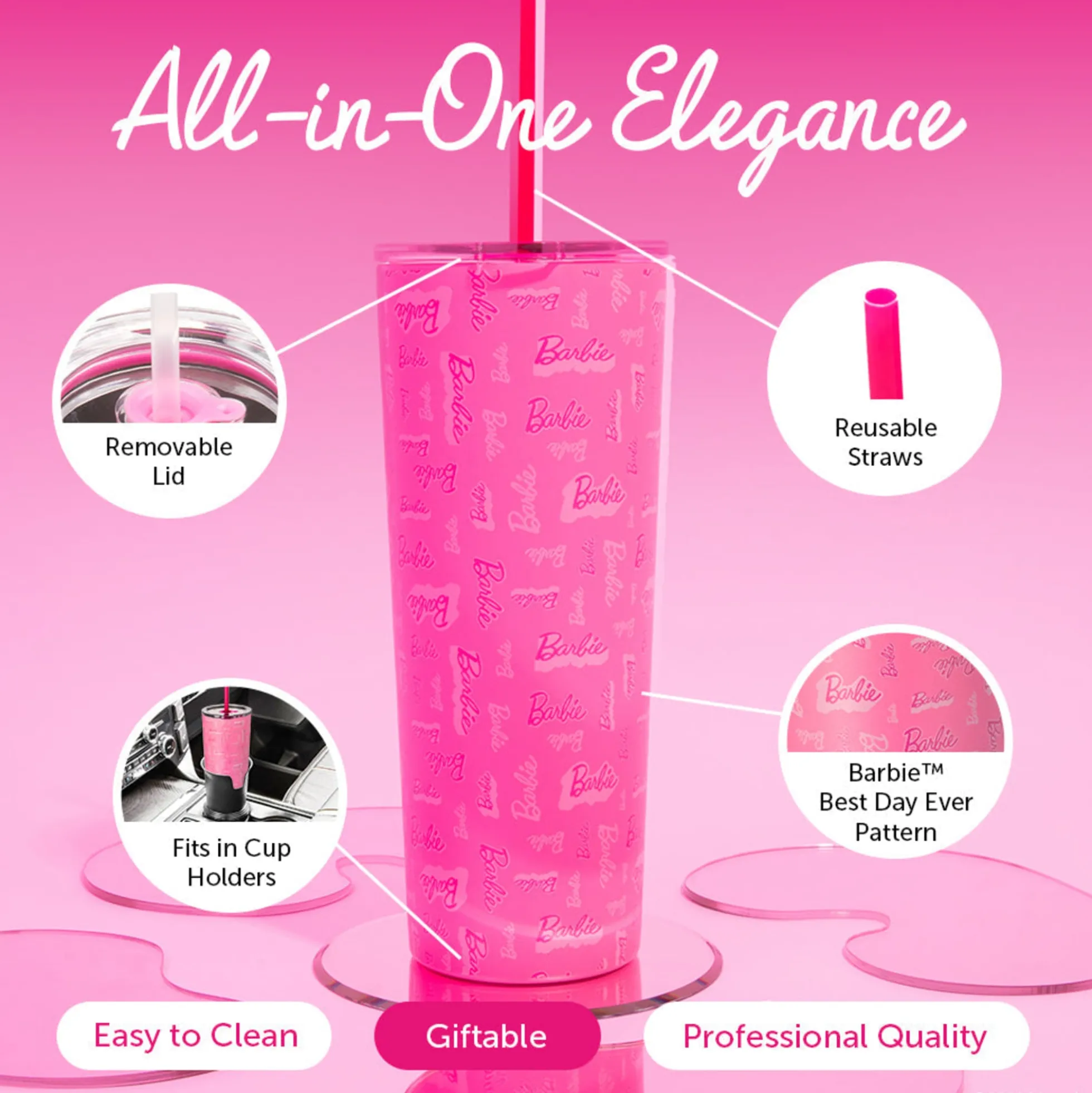 Barbie™ Best Day Ever Tumbler - 24 Oz