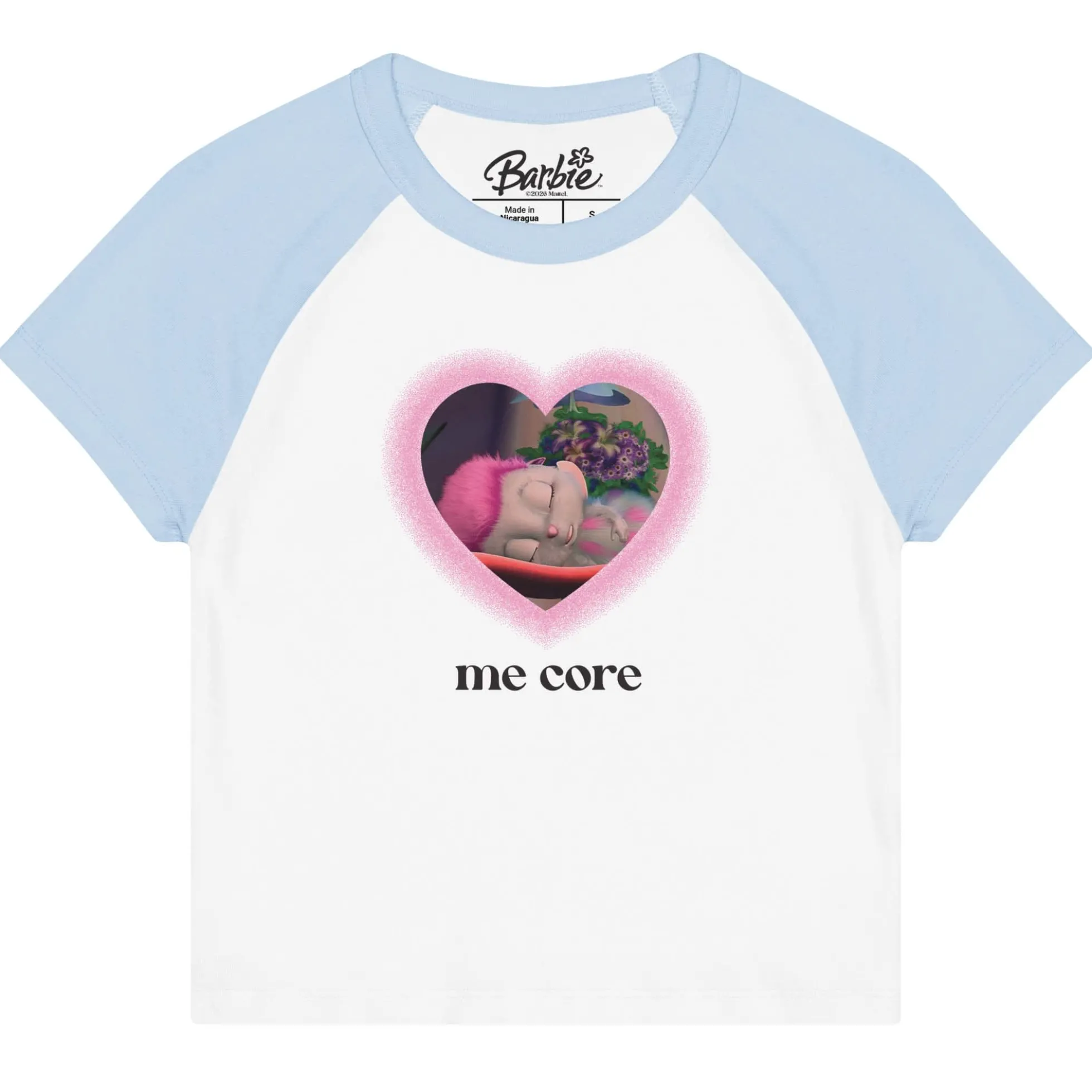 Barbie Bibble Fairytopia Me Core White Ringer T-shirt