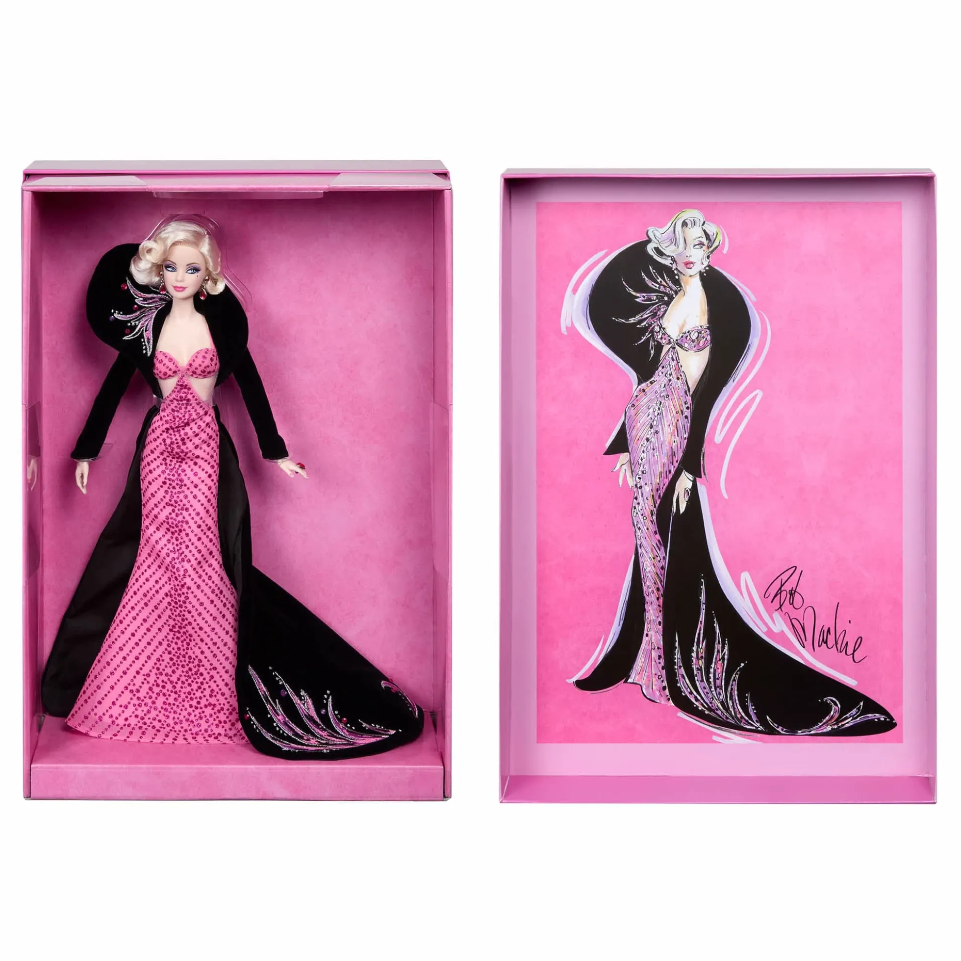 Barbie Bob Mackie Pink Glamor Doll