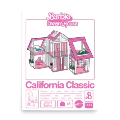 Barbie California Classic Dream House White Poster