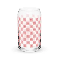 Barbie Checkerboard Icons Cutie Clear Glass