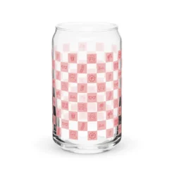Barbie Checkerboard Icons Cutie Clear Glass