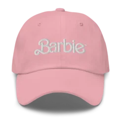 Barbie Classic Logo Pink Baseball Hat