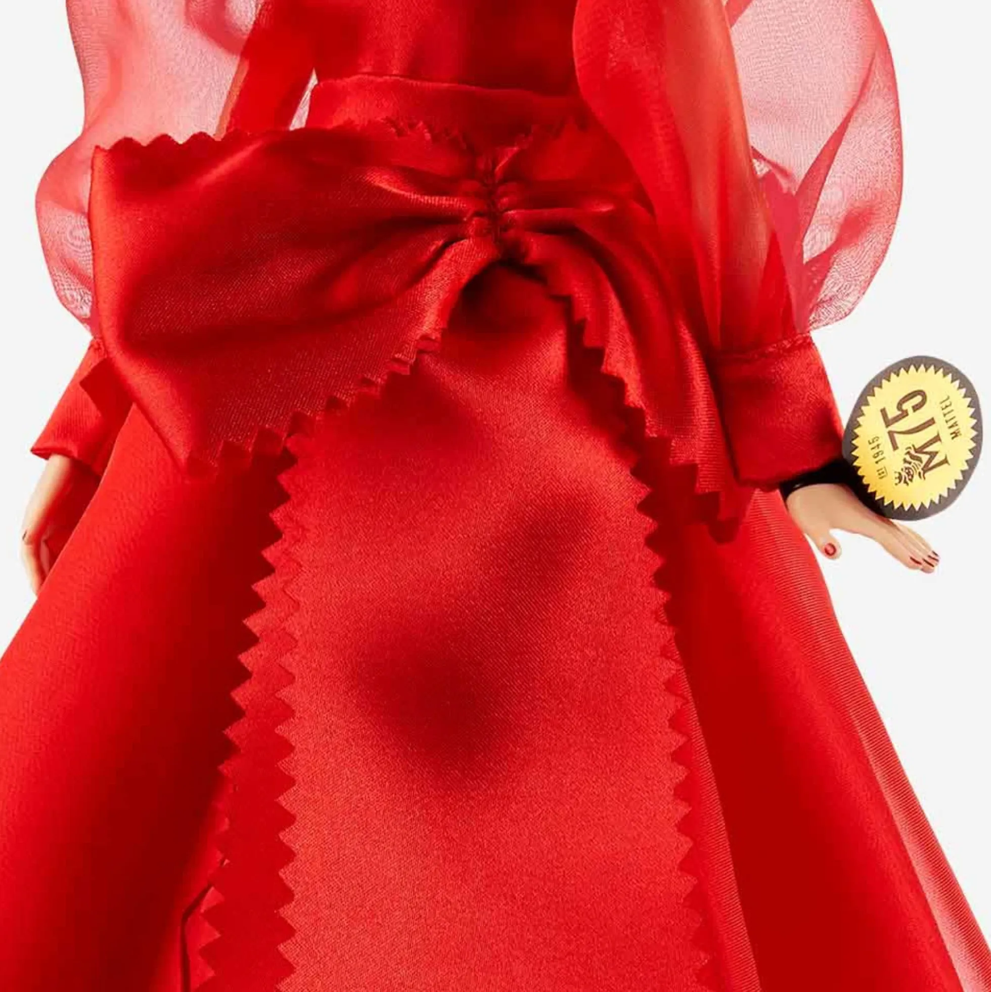 Barbie Collector Mattel 75th Anniversary Doll (12-in Blonde) in Red Gown