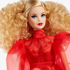 Barbie Collector Mattel 75th Anniversary Doll (12-in Blonde) in Red Gown