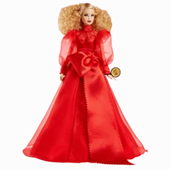 Barbie Collector Mattel 75th Anniversary Doll (12-in Blonde) in Red Gown