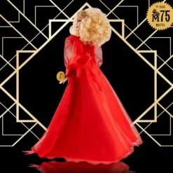 Barbie Collector Mattel 75th Anniversary Doll (12-in Blonde) in Red Gown