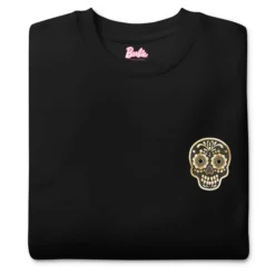 Barbie Día de Muertos Floral Black Sweatshirt