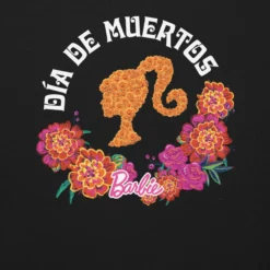 Barbie Día de Muertos Floral Black Sweatshirt