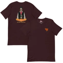 Barbie Día de Muertos Ken Embroidered Oxblood T-Shirt