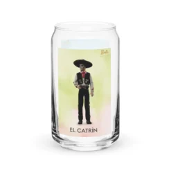 Barbie Día de Muertos Portraits Clear Glass