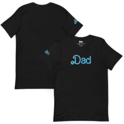 Barbie Dad Ken Black T-Shirt