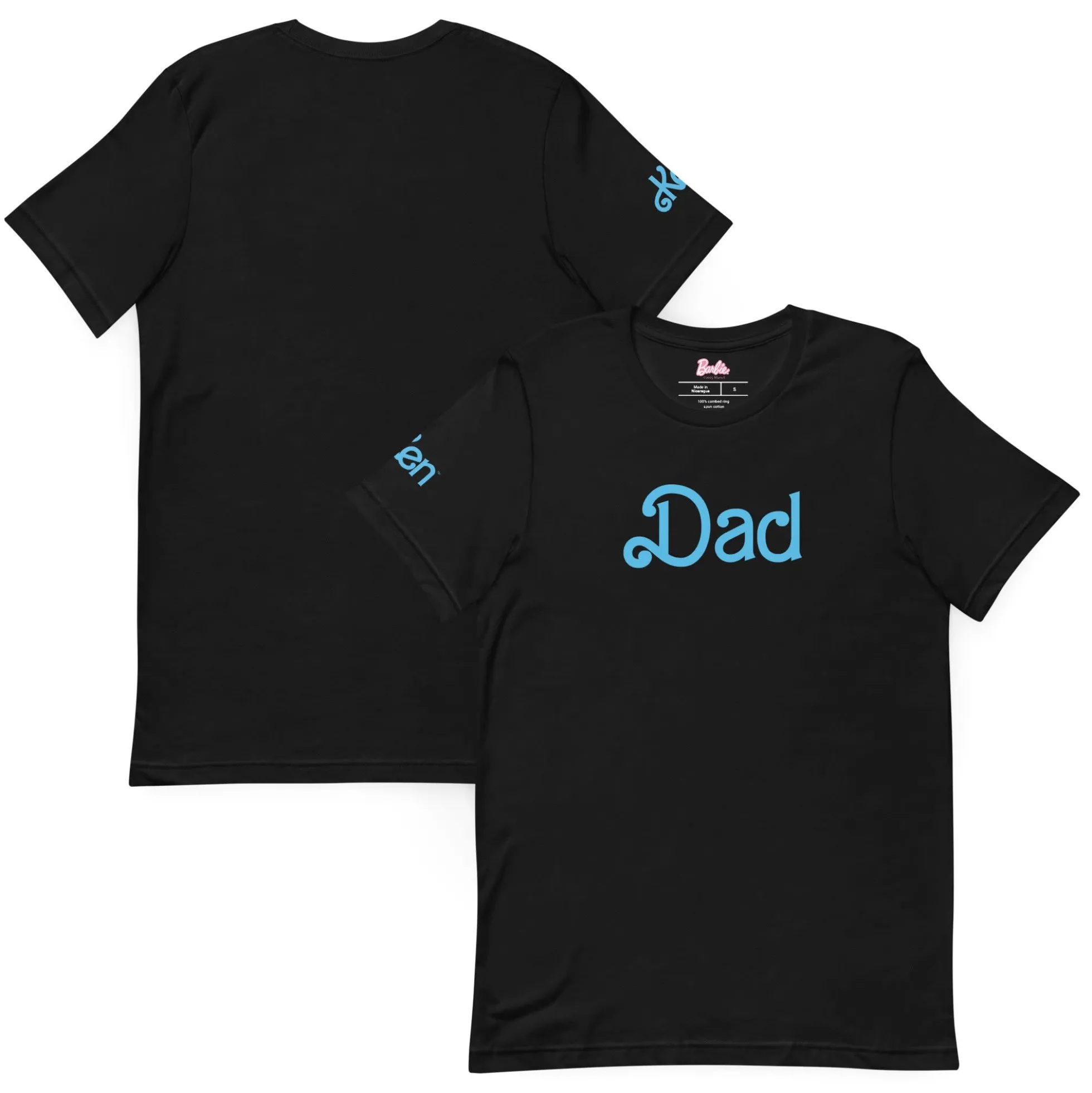 Barbie Dad Ken Black T-Shirt