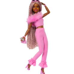 Barbie Deluxe Style Doll #4 in Soft Pink Jumpsuit