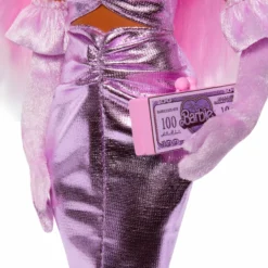Barbie Deluxe Style Doll #1 in Glossy Pink Barbiecore Dress