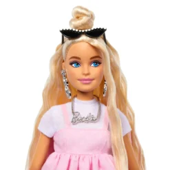 Barbie Deluxe Style Doll #3 in Pastel Pink Barbiecore Dress