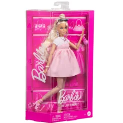 Barbie Deluxe Style Doll #3 in Pastel Pink Barbiecore Dress