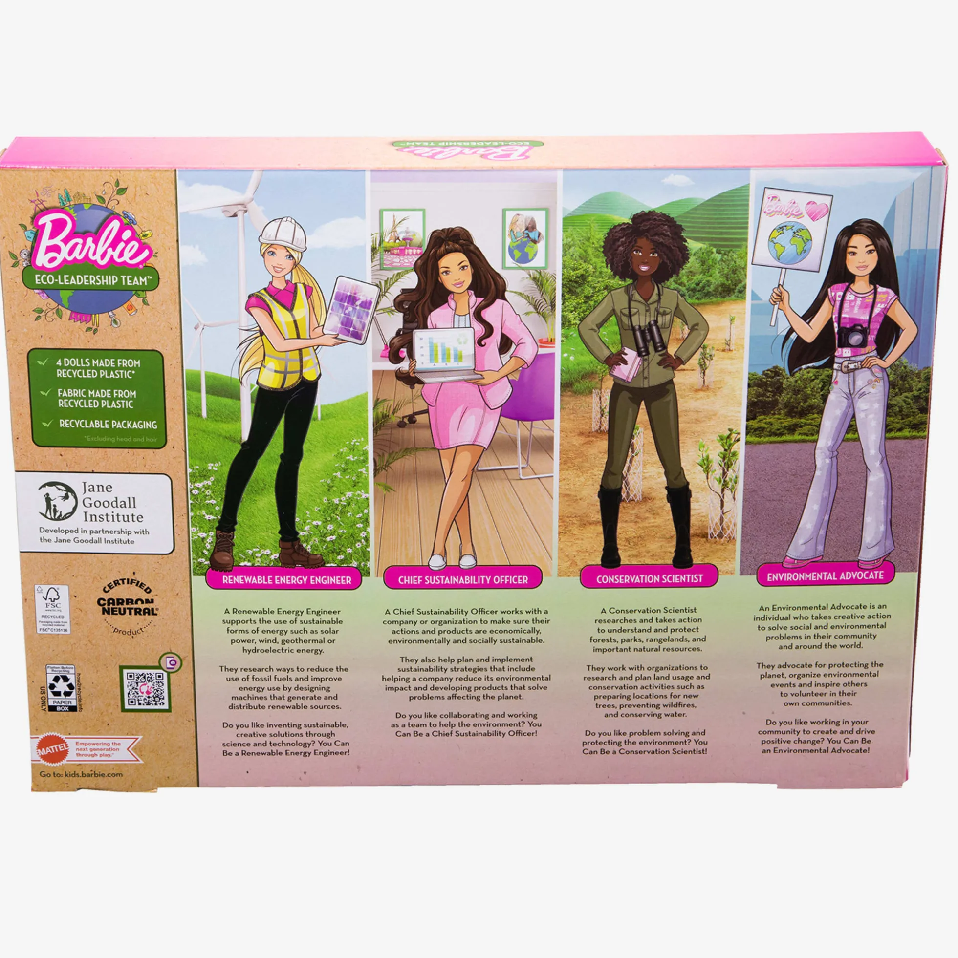 Barbie Eco-Leadership Team (2022 Career of the Year Four Doll Set)