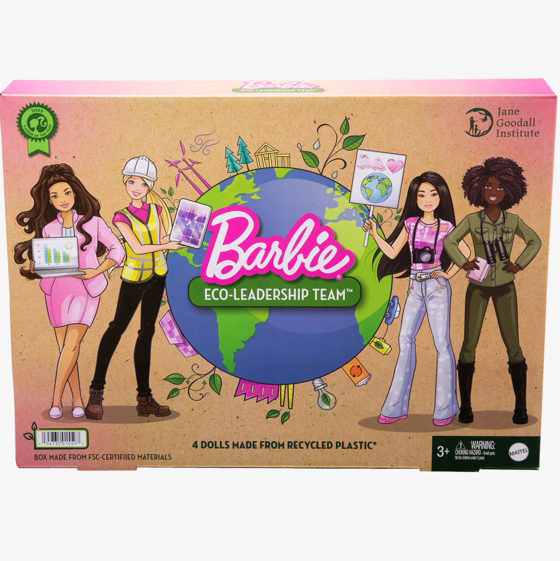 Barbie Eco-Leadership Team (2022 Career of the Year Four Doll Set)