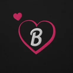 Barbie Embroidered Hearts Hoodie