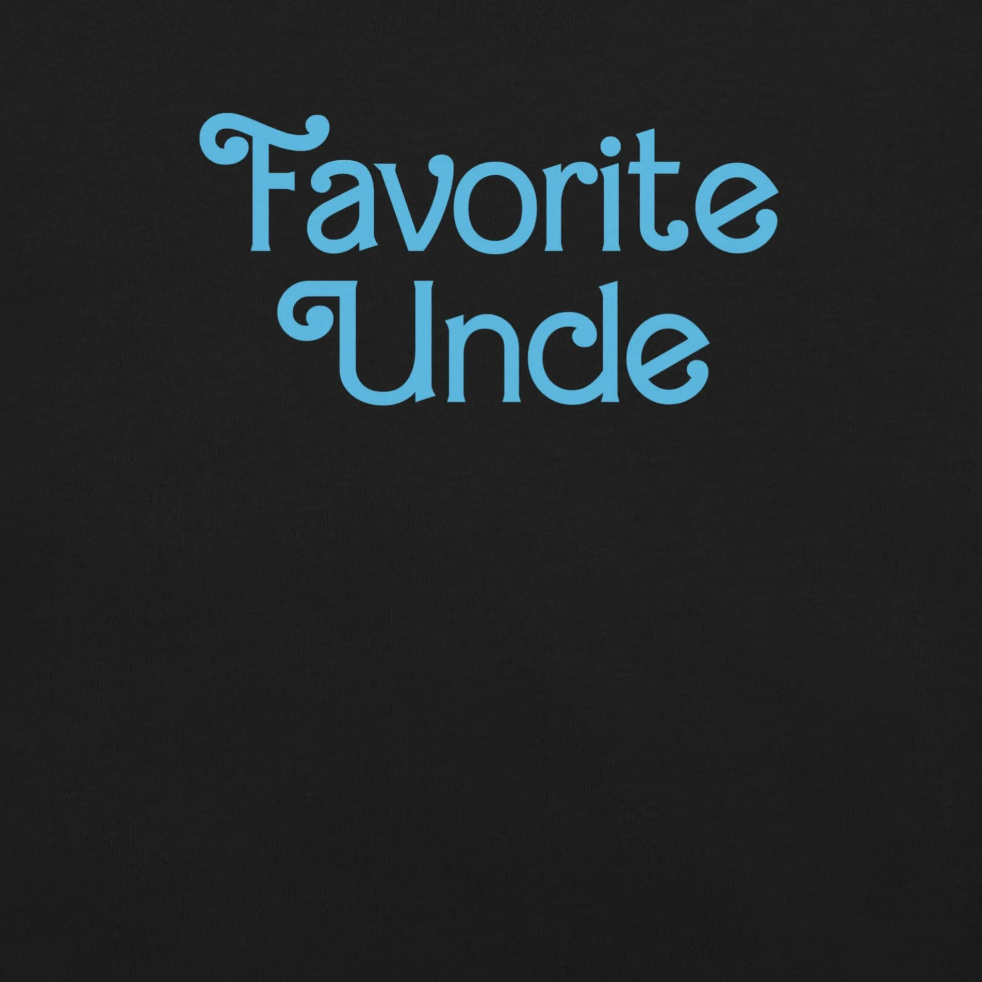 Barbie Favorite Uncle Ken Black T-Shirt