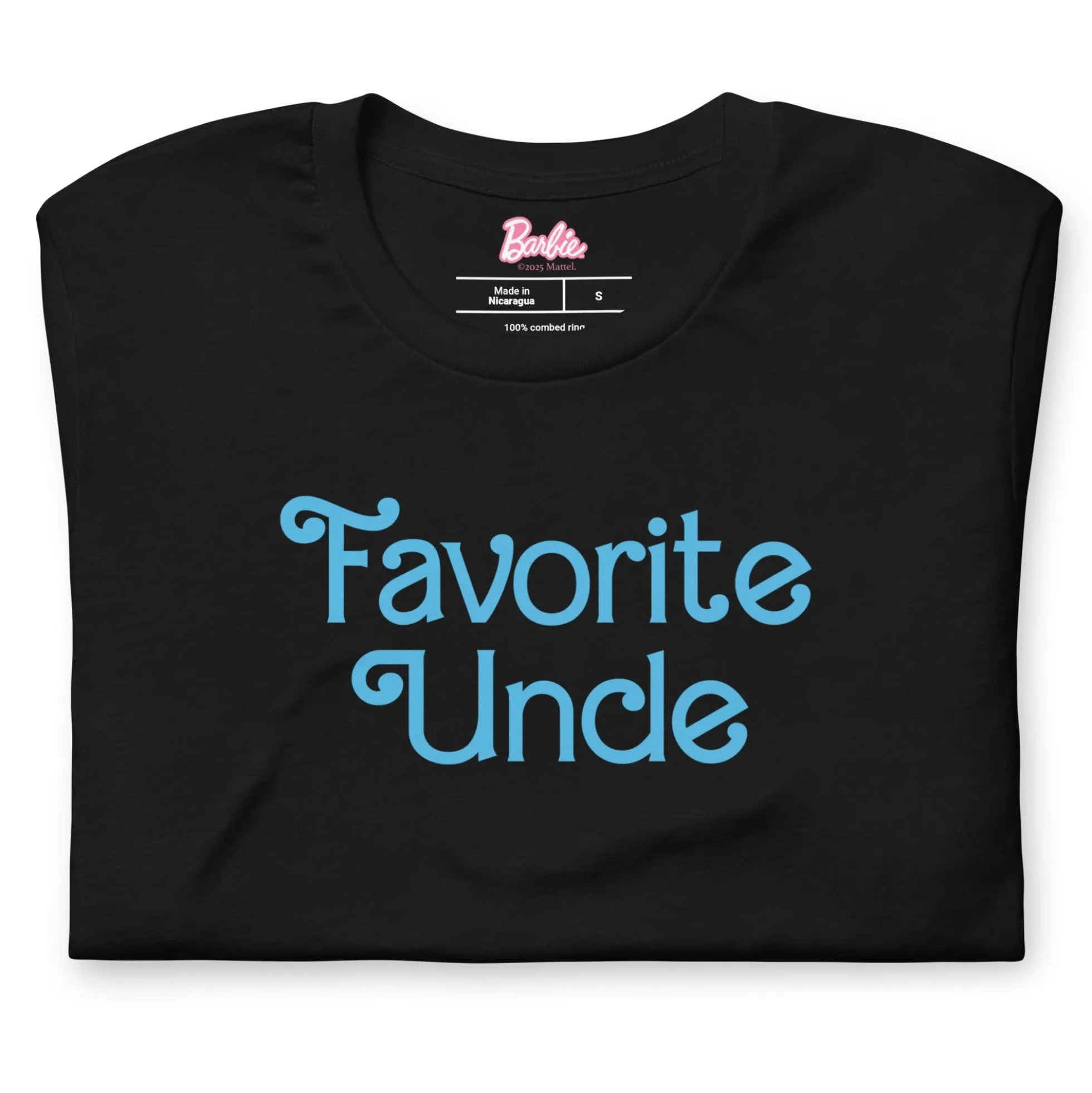 Barbie Favorite Uncle Ken Black T-Shirt
