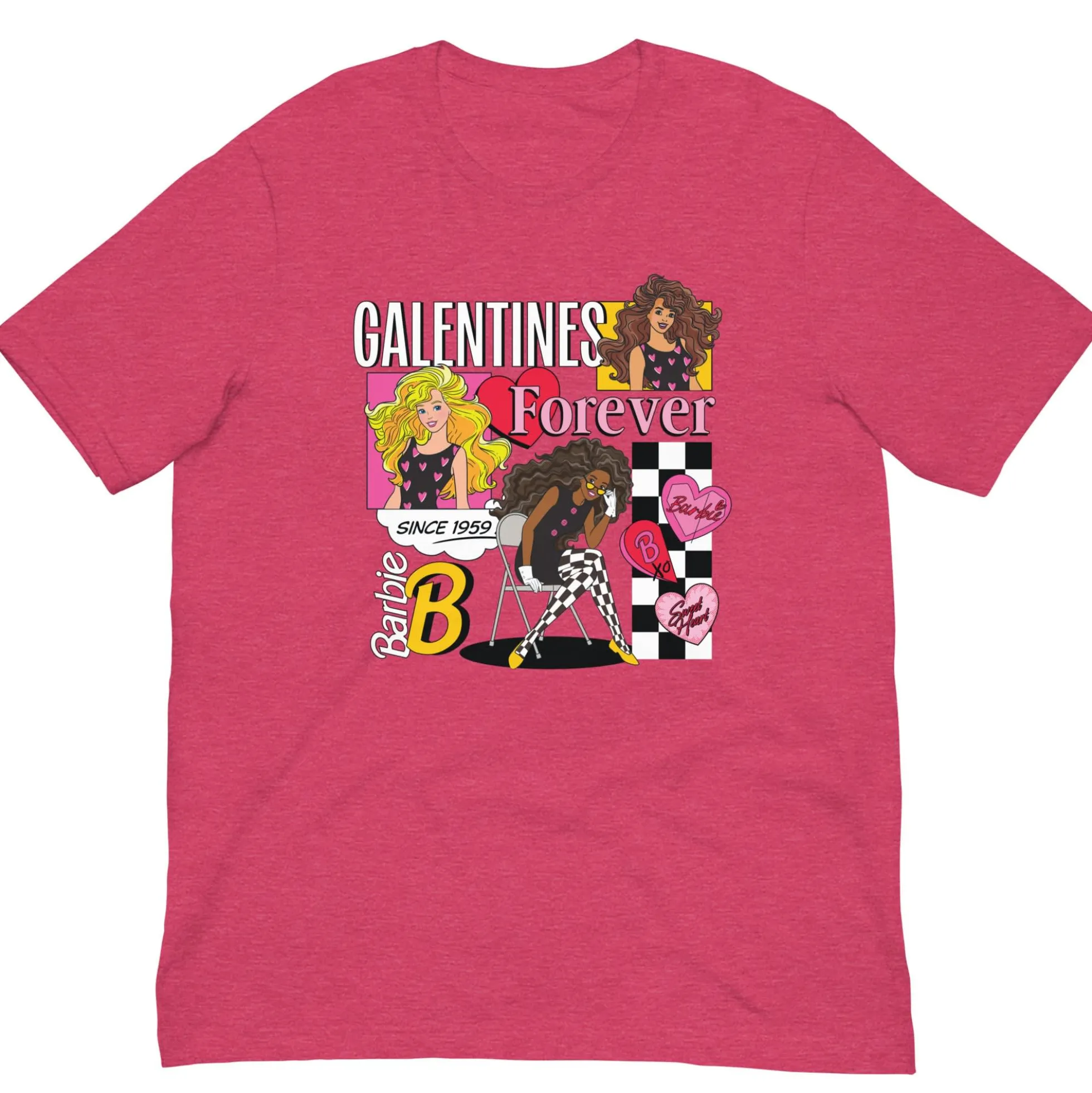 Barbie Galentines Pink T-shirt