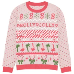 Barbie Holly Jolly Pink Ugly Sweater