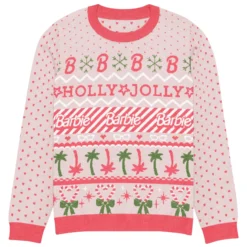 Barbie Holly Jolly Pink Ugly Sweater