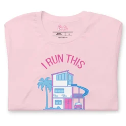 Barbie I Run This Dreamhouse Pink T-Shirt