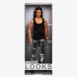 Barbie Looks Doll (Ken Doll Long Brunette Hair)
