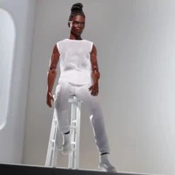 Barbie Looks Ken Doll (Brunette with Braids & Bun Hairstyle)